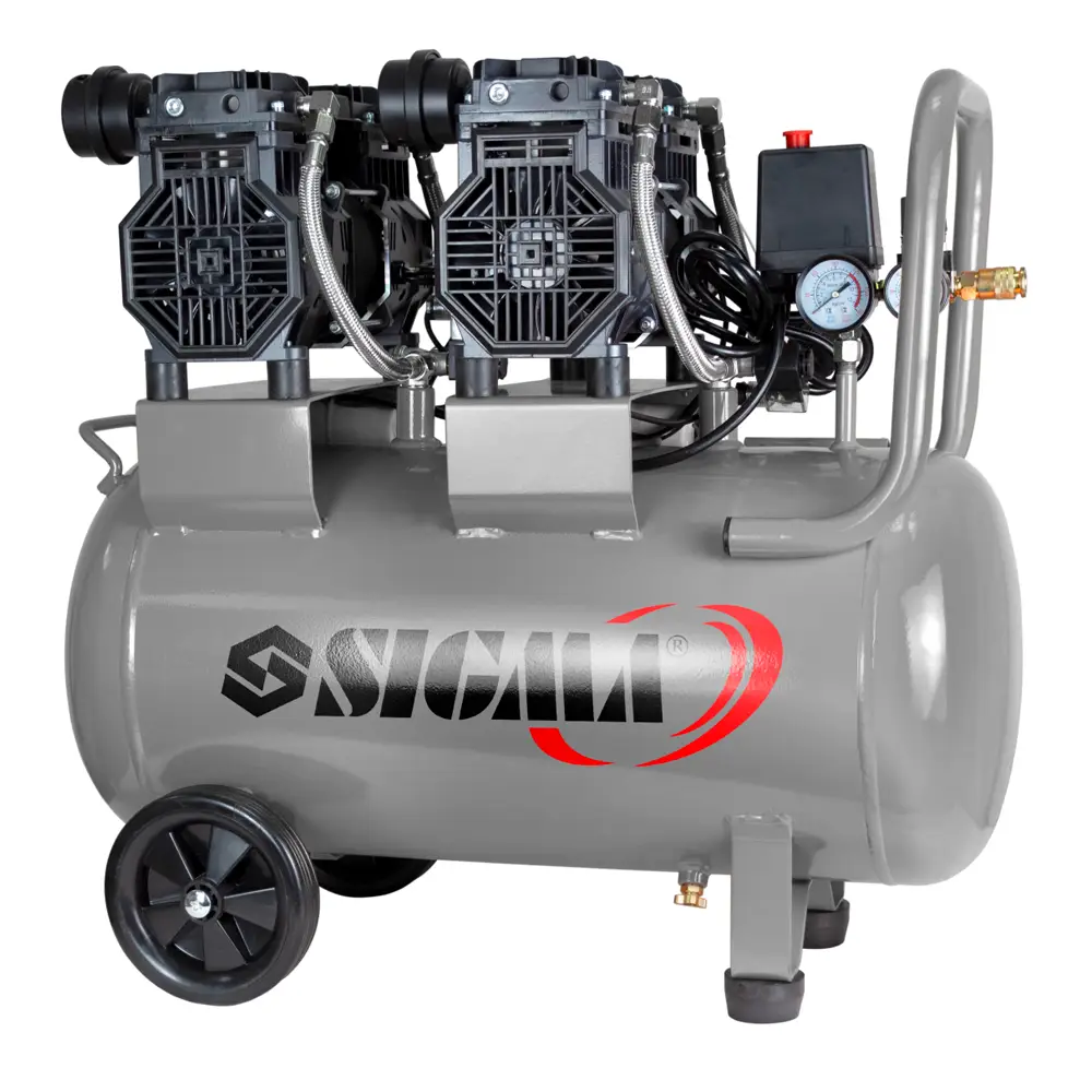 Компрессор SIGMA четырехцилиндровый 3 кВт 418 л/мин 8бар 50 л.